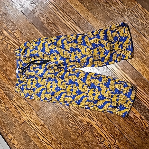 J. Crew Collection Silk Twill Relaxed Pants in Sleepy Lions - Picture 7 of 11